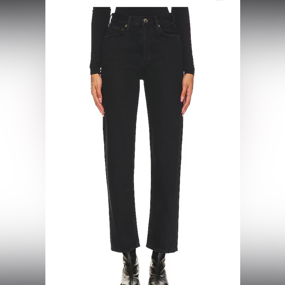 90s Pinch Waist High Rise Straight